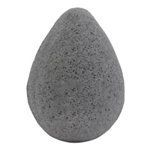 BKIND Konjac Facial Sponge - Activated Charcoal on white background