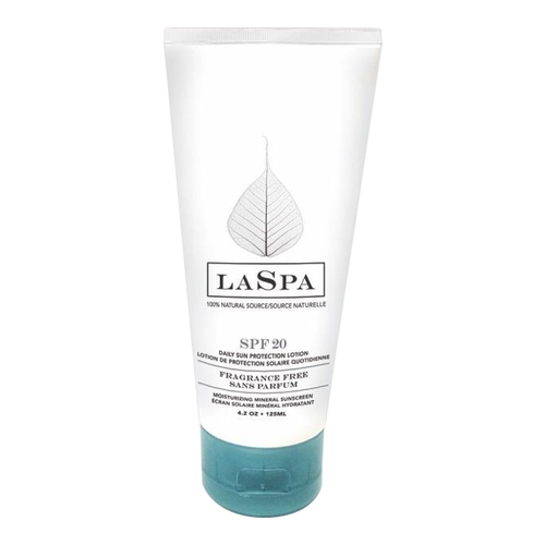 LaSpa Naturals Daily Sun Protection Mineral Sunscreen SPF 20, 125ml/4.2 fl oz LaSpa Naturals Daily Sun Protection Mineral Sunscreen SPF 20 on white background