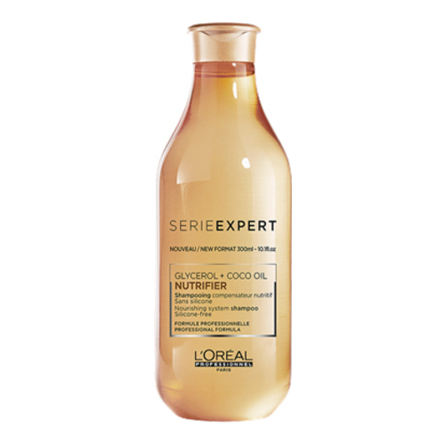 L'oreal Professional Paris Nutrifier Shampoo, 300ml/10.1 fl oz Loreal Professional Paris Nutrifier Shampoo on white background
