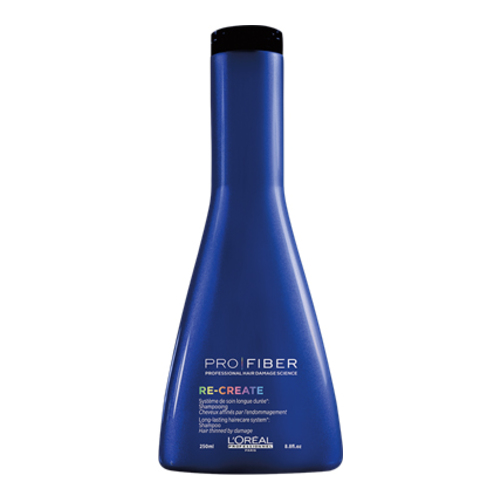 Loreal Professional Paris Pro Fiber Re-Create Shampoo on white background