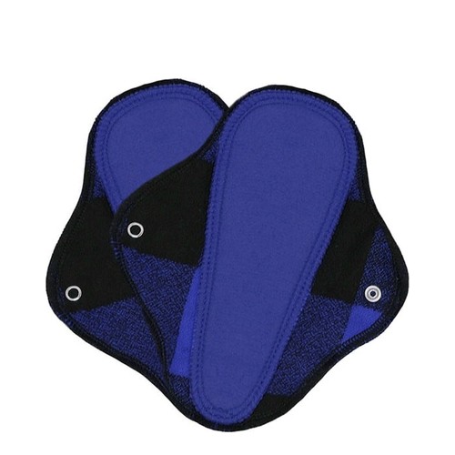 Lunapads Thong Pantyliners - LunaCycle, 2 pieces Lunapads Thong Pantyliners - Black on white background