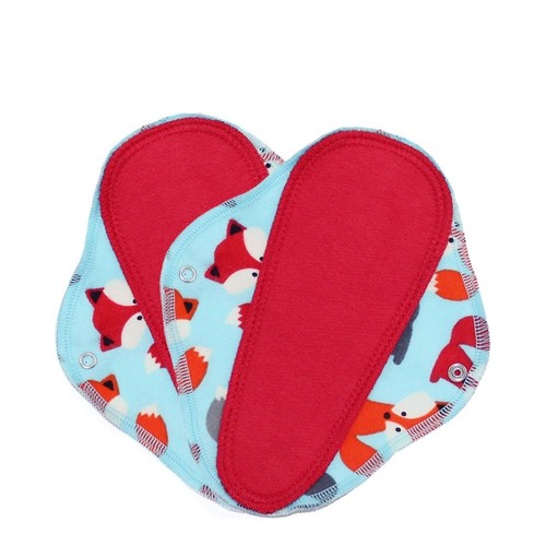 Lunapads Thong Pantyliners - LunaCycle, 2 pieces Lunapads Thong Pantyliners - Black on white background