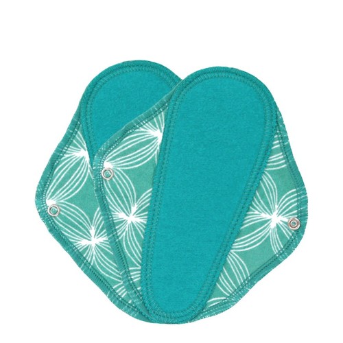 Lunapads Thong Pantyliners - LunaCycle, 2 pieces Lunapads Thong Pantyliners - Black on white background