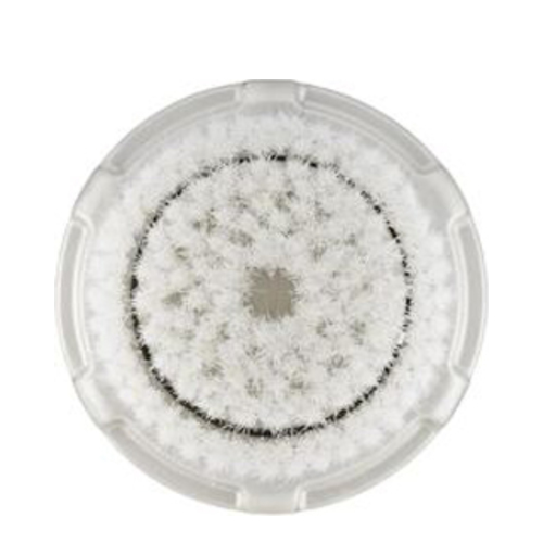 Clarisonic LUXE Satin Precision Brush, Single Unit Clarisonic LUXE Body Velvet Brush on white background