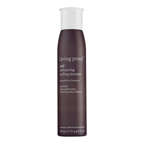 Living Proof Curl Enhancing Styling Mousse, 179ml/6 fl oz Living Proof Curl Enhancing Styling Mousse on white background