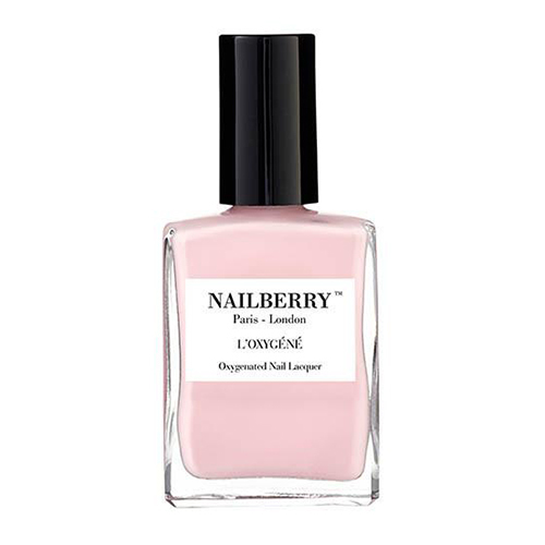 Nailberry Minty Fresh, 15ml/0.5 fl oz Nailberry Peony Blush on white background