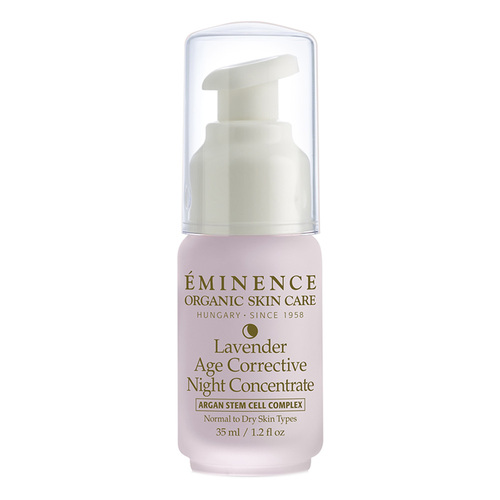 Eminence Organics Lavender Age Corrective Night Concentrate on white background