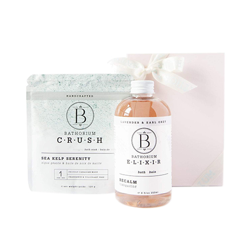 Bathorium Lavender Fields Bath Gift Set, 1 set Bathorium Lavender Fields Bath Gift Set on white background