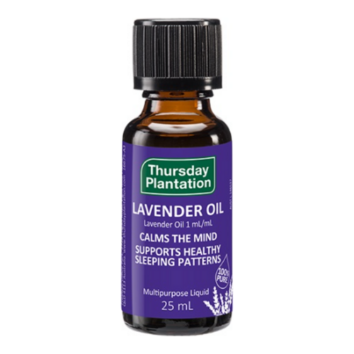 Thursday Plantation Lavender Oil 100% Pure - Calming, 25ml/0.85 fl oz Thursday Plantation Lavender Oil 100% Pure - Calming on white background