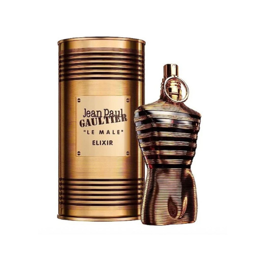 Jean Paul Gaultier Le Male Elixir Parfum on white background