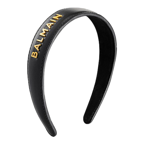 BALMAIN Paris Hair Couture Leather Headband (Limited Edition), 1 piece BALMAIN Paris Hair Couture Leather Headband (Limited Edition) on white background