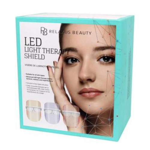 Relaxus Beauty Led Light Therapy Shield on white background