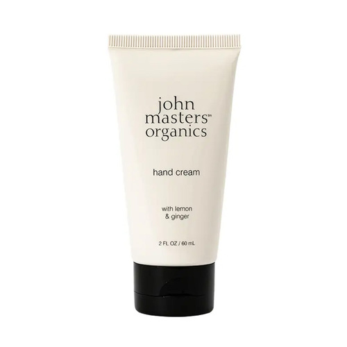 John Masters Organics Lemon and Ginger Hand Cream on white background