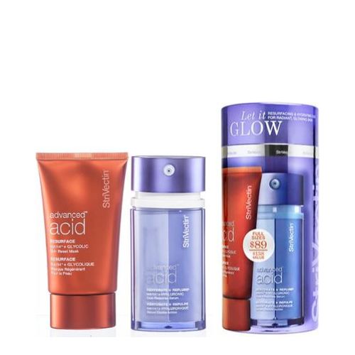 Strivectin Let it GLOW, Advanced Acids - Holiday Duo, 1 set Strivectin Let it GLOW, Advanced Acids - Holiday Duo on white background