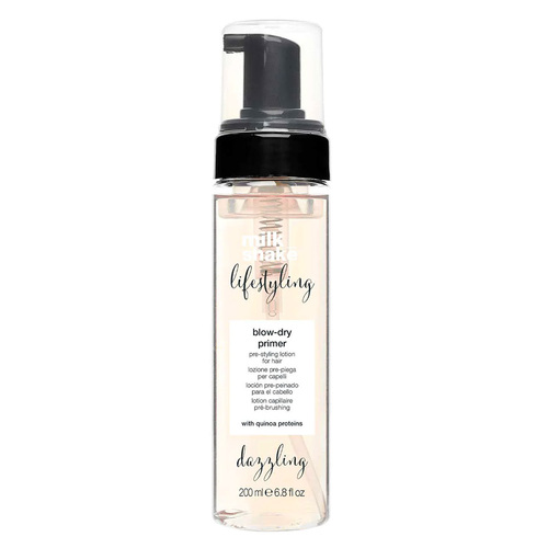 milk_shake Lifestyling Blow-Dry Primer on white background