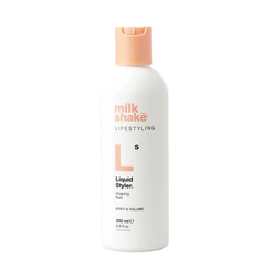Lifestyling Liquid Styler on white background
