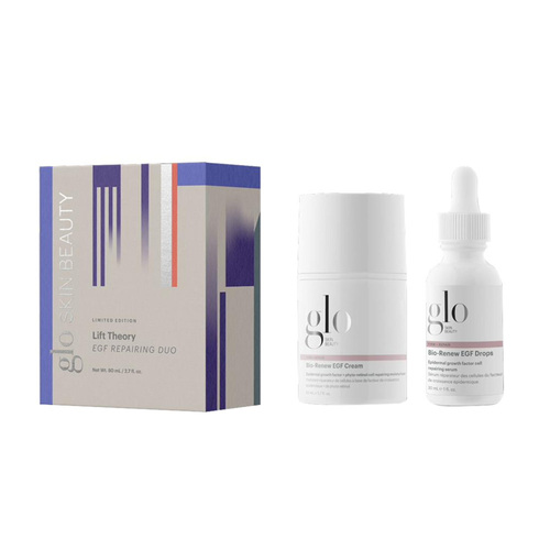 Glo Skin Beauty Lift Theory EGF Repairing Duo, 1 set Glo Skin Beauty Lift Theory EGF Repairing Duo on white background