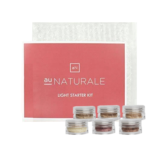 Au Naturale Cosmetics Light Starter Kit, 1 set Au Naturale Cosmetics Light Starter Kit on white background