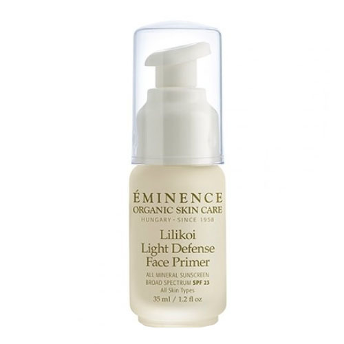 Eminence Organics Lilikoi Light Defense Face Primer SPF 23, 35ml/1.2 fl oz Eminence Organics Lilikoi Light Defense Face Primer SPF 23 on white background
