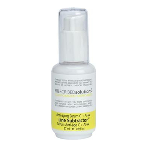 PRESCRIBEDsolutions Line Subtractor (Anti-Aging Serum C+AHA), 27ml/0.9 fl oz PRESCRIBEDsolutions Line Subtractor (Anti-Aging Serum C+AHA) on white background