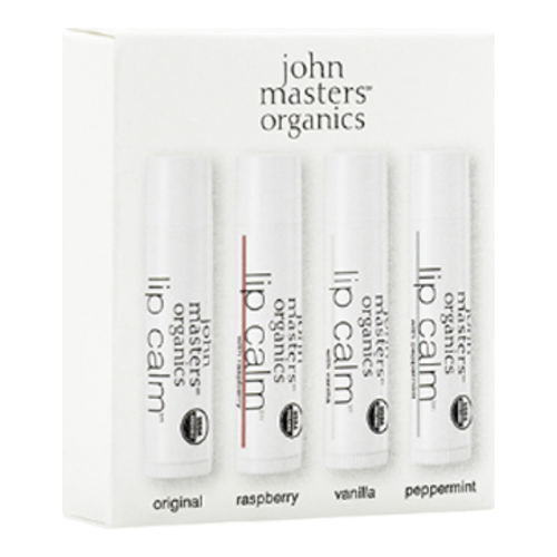 John Masters Organics Lip Calm Collection, 1 set John Masters Organics Lip Calm Collection on white background