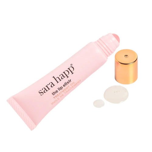 Sara Happ Lip Elixir Oil with Rose Quartz Rollerball, 3ml/0.1 fl oz
