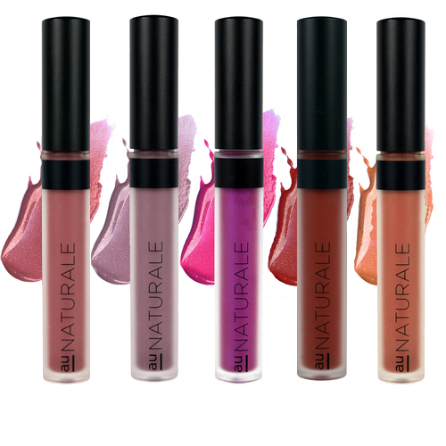 Au Naturale Cosmetics Lip Gloss Collection - Bold on white background