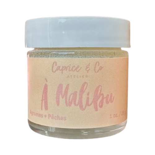 Caprice & Co. Lip Scrubs - Nerds Babe, 28g/0.99 oz Caprice & Co. Lip Scrubs - A Malibu on white background