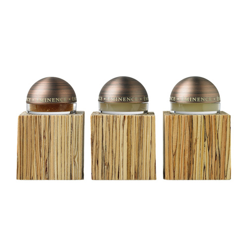 Eminence Organics Lip Trio on white background