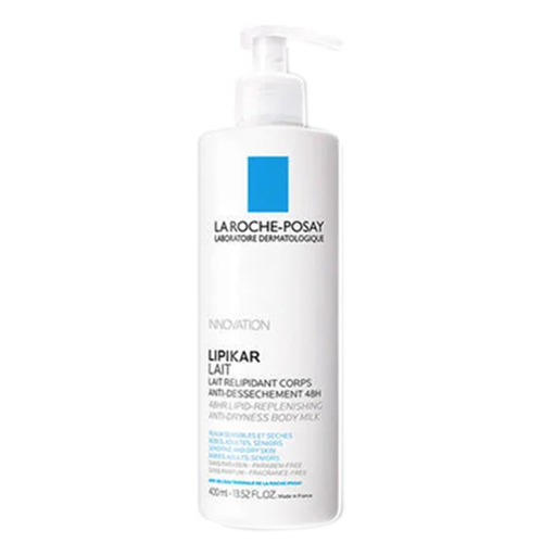 La Roche Posay Lipikar Body Lotion (Lait) on white background