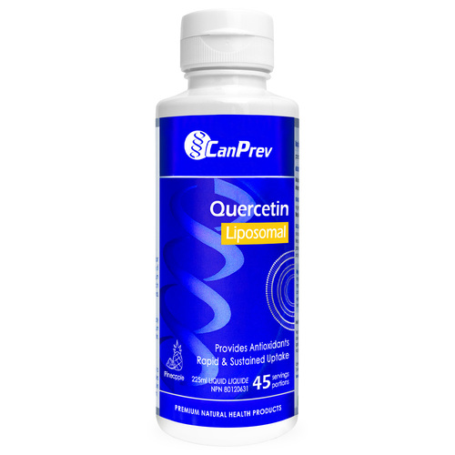 CanPrev Liposomal Quercetin - Pineapple, 225ml/7.61 fl oz CanPrev Liposomal Quercetin - Pineapple on white background