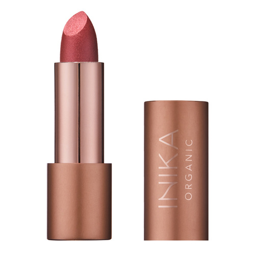 INIKA Organic Lipstick - Nude Pink, 4.2g/0.15 oz INIKA Organic Lipstick - Auburn on white background