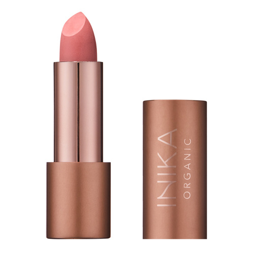 INIKA Organic Lipstick - Nude Pink, 4.2g/0.15 oz INIKA Organic Lipstick - Auburn on white background