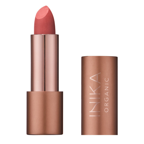 INIKA Organic Lipstick - Nude Pink, 4.2g/0.15 oz INIKA Organic Lipstick - Auburn on white background
