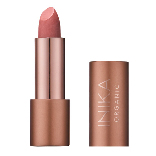 INIKA Organic Lipstick - Nude Pink, 4.2g/0.15 oz INIKA Organic Lipstick - Auburn on white background