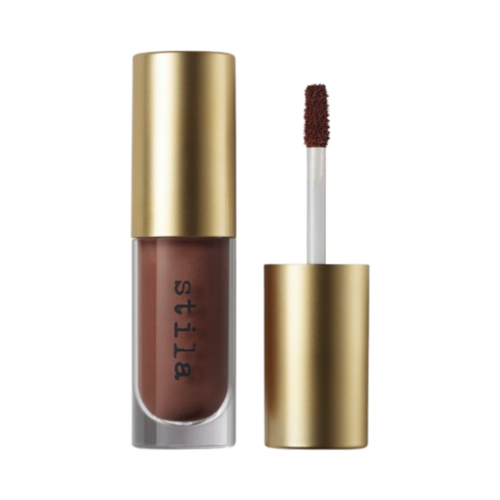 Stila Liqua-Play Eye Shadow - Cocoa Pop Matte (Deep Chocolate Brown) on white background