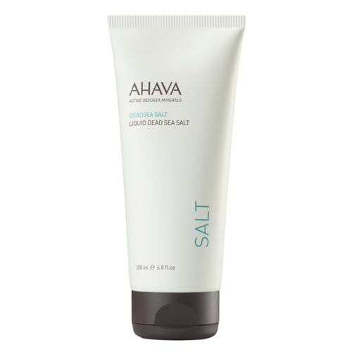 Ahava Liquid Dead Sea Salt on white background