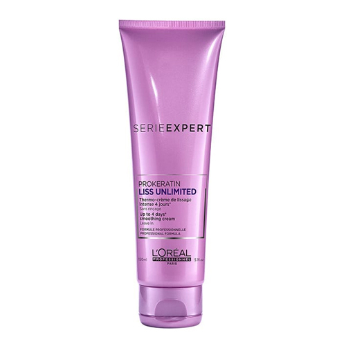 Loreal Professional Paris Liss Unlimited Smoothing Cream on white background