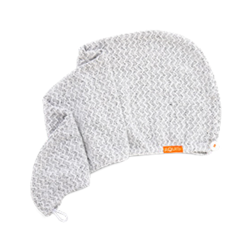 AQUIS Rapid Dry Hair Turban - Desert Rose, 1 piece AQUIS Rapid Dry Hair Turban - Chevron on white background