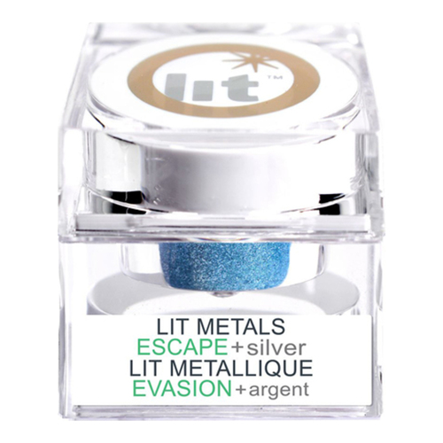 Lit Cosmetics Lit Metals - Escape + Silver, 4g/0.1 oz