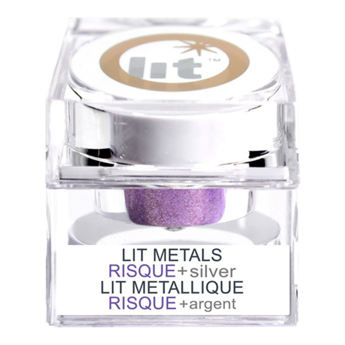 Lit Cosmetics Lit Metals - Risque + Silver, 4g/0.1 oz