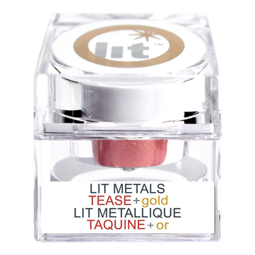 Lit Cosmetics Lit Metals - Tease + Gold, 4g/0.1 oz