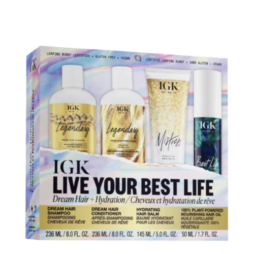 IGK Hair Live Your Best Life on white background