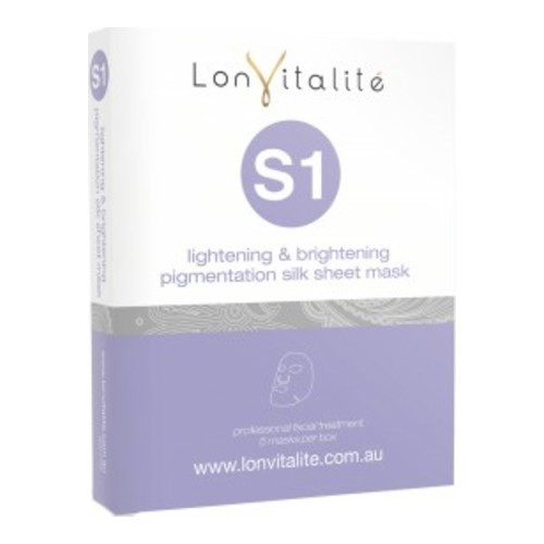 Lonvitalite S1 Lightening and Brightening Face Mask, 5 pieces