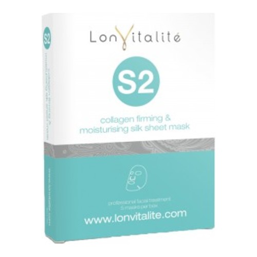 Lonvitalite S2 Collagen Firming and Moisturizing Face Mask on white background