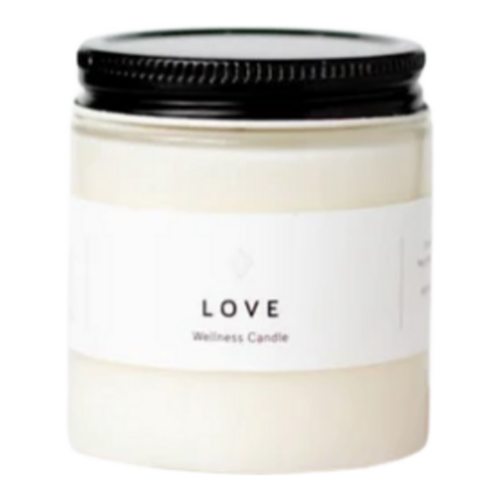 Wax + Fire Co. Love Wellness Soy Candle, 227g/8 oz Wax + Fire Co. Love Wellness Soy Candle on white background