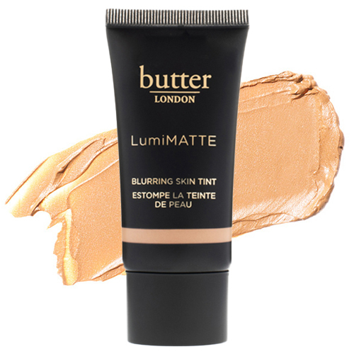 butter LONDON LumiMatte Blurring Skin Tint - Deep, 30ml/1 fl oz butter LONDON LumiMatte Blurring Skin Tint - Deep on white background
