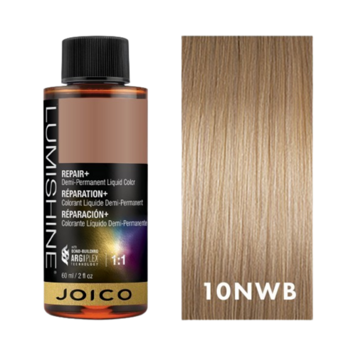 Joico LumiShine Demi Liquid Blue Violet Lightest Blonde - 10BV on white background