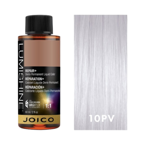 Joico LumiShine Demi Liquid Blue Violet Lightest Blonde - 10BV on white background
