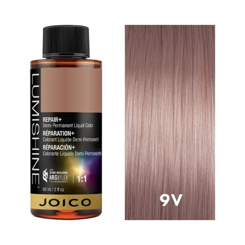 Joico LumiShine Demi Liquid Blue Violet Lightest Blonde - 10BV on white background